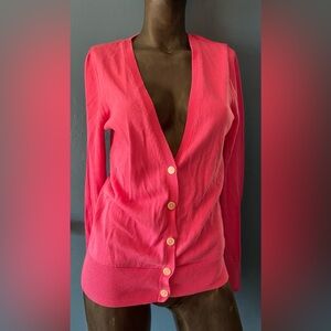 Old Navy Fuchsia Cardigan sweater Knit Top